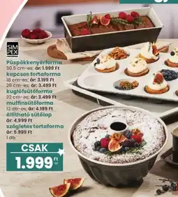 Interspar SimPex püspökkenyérforma ajánlat