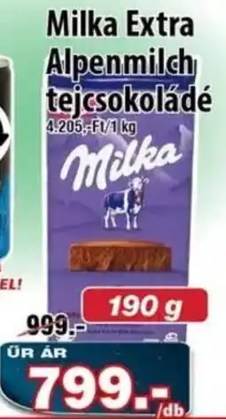 Vianni Drogéria Milka alpenmilch tejcsokoládé ajánlat