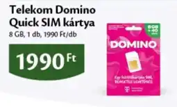 EcoFamily Telekom Domino quick sim kartya ajánlat