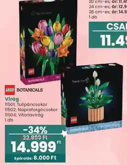 Interspar lego botanicals virág ajánlat