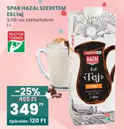 Interspar Hazai esl tej ajánlat