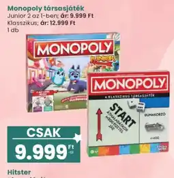 Interspar Monopoly junior 2 az 1-ben ajánlat