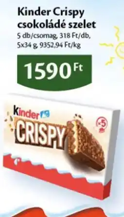EcoFamily Kinder crispy csokoládé ajánlat