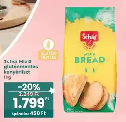Interspar Schar gluténmentes kenyérírás ajánlat