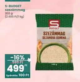 Interspar S budget szezámmag ajánlat
