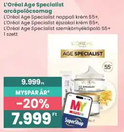 Interspar L'oreal age specialist arcápolócsomag ajánlat