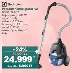 Interspar Electrolux porzsák nélküli porszívó ajánlat
