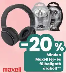 Interspar Maxell fej- és fülhallgató ajánlat