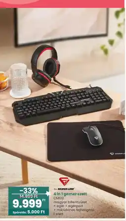Interspar silver line 4 in 1 gamer szett ajánlat