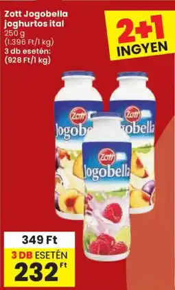 Spar Zott Jogobella joghurtos ital ajánlat