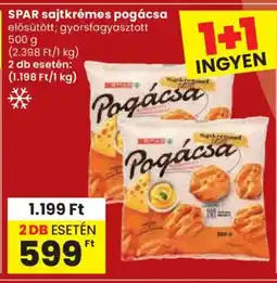 Spar SPAR sajtkrémes pogácsa ajánlat