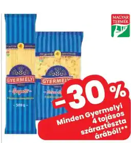 Spar Minden Gyermelyi 4 tojásos ajánlat