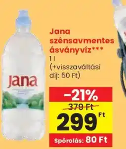Spar Jana szénsavmentes ásványvíz ajánlat