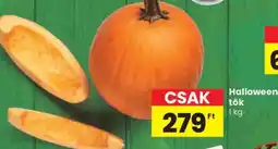 Spar Halloweeni tök ajánlat