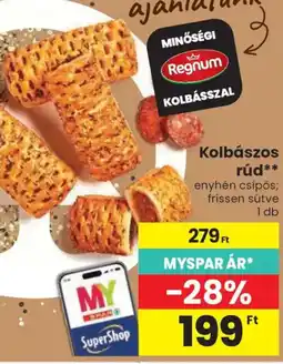 Spar Kolbászos rúd ajánlat