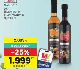 Spar Szörp ajánlat