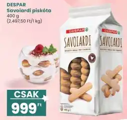 Interspar DESPAR Savoiardi piskóta ajánlat