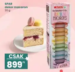 Interspar SPAR dekor macaron ajánlat