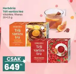 Interspar HERBÁRIA Téli varázs tea ajánlat