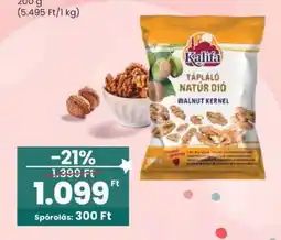 Interspar KALIFA TÁPLÁLÓ NATÚR DIÓ ajánlat