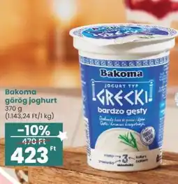 Interspar Bakoma görög joghurt ajánlat