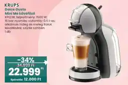 Interspar KRUPS Dolce Gusto Mini Me kávéfőző ajánlat