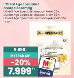 Interspar L’Oréal Age Specialist arcápolócsomag ajánlat