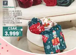 Interspar Flanel takaró ajánlat