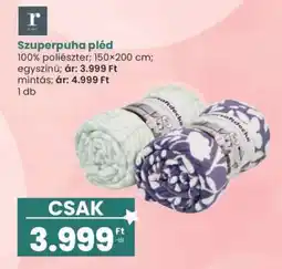 Interspar Szuperpuha pléd ajánlat