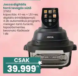 Interspar Jocca digitális forró levegős sütő ajánlat