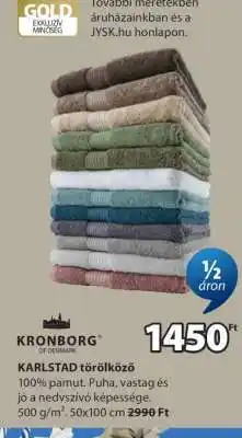 JYSK KARLSTAD törölköző ajánlat