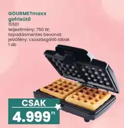 Interspar GOURMETmaxx gofrisütő ajánlat