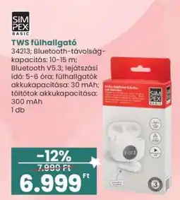 Interspar TWS fülhallgató ajánlat
