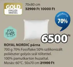 JYSK ROYAL NORDIC párna ajánlat