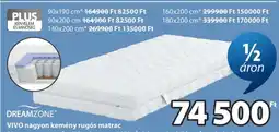 JYSK DREAMZONE VIVO nagyon kemény rugós matrac ajánlat