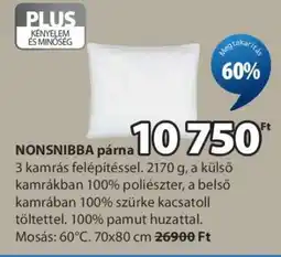 JYSK NONSNIBBA párna ajánlat