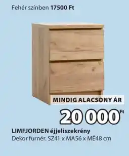 JYSK LIMFJORDEN éjjeliszekrény ajánlat