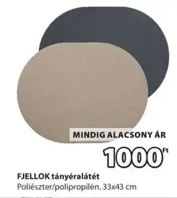 JYSK FJELLOK tányéralátét ajánlat
