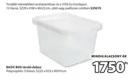 JYSK BASIC BOX tároló doboz ajánlat