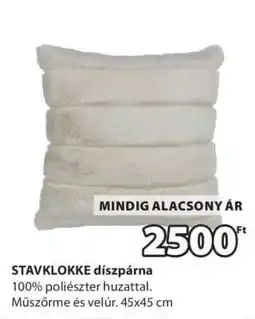 JYSK STAVKLOKKE díszpárna ajánlat