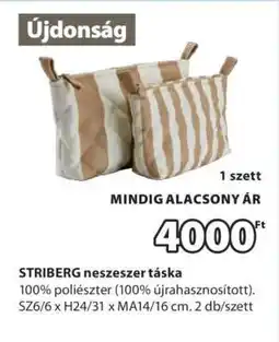 JYSK STRIBERG neszeszer táska ajánlat