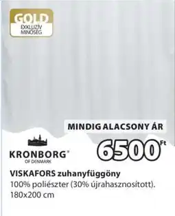 JYSK VISKAFORS zuhanyfüggöny ajánlat