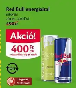 EcoFamily RED BULL Energiaital ajánlat
