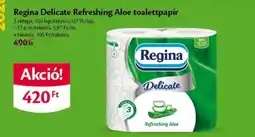 EcoFamily REGINA DELICATE REFRESHING ALOE TOALETTPAPÍR ajánlat