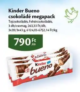 EcoFamily Kinder Bueno csokoládé megapack ajánlat