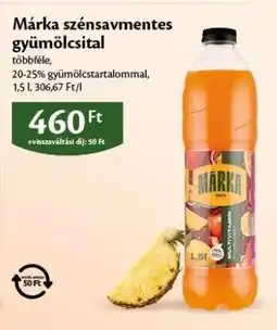 EcoFamily Márka szénsavmentes gyümölcsital ajánlat