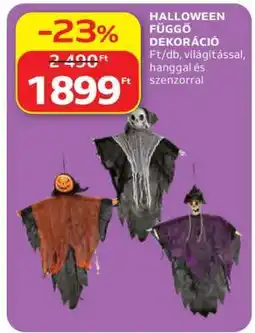 Auchan HALLOWEEN FÜGGŐ DEKORÁCIÓ ajánlat