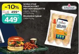 Auchan SCHULSTAD FRANCIA FÜRT HOT DOG BAGUETTE ajánlat