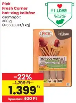 Interspar Pick hot-dog kolbász ajánlat