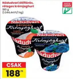 Interspar Nádudvari élőflórás, réteges krémjoghurt ajánlat